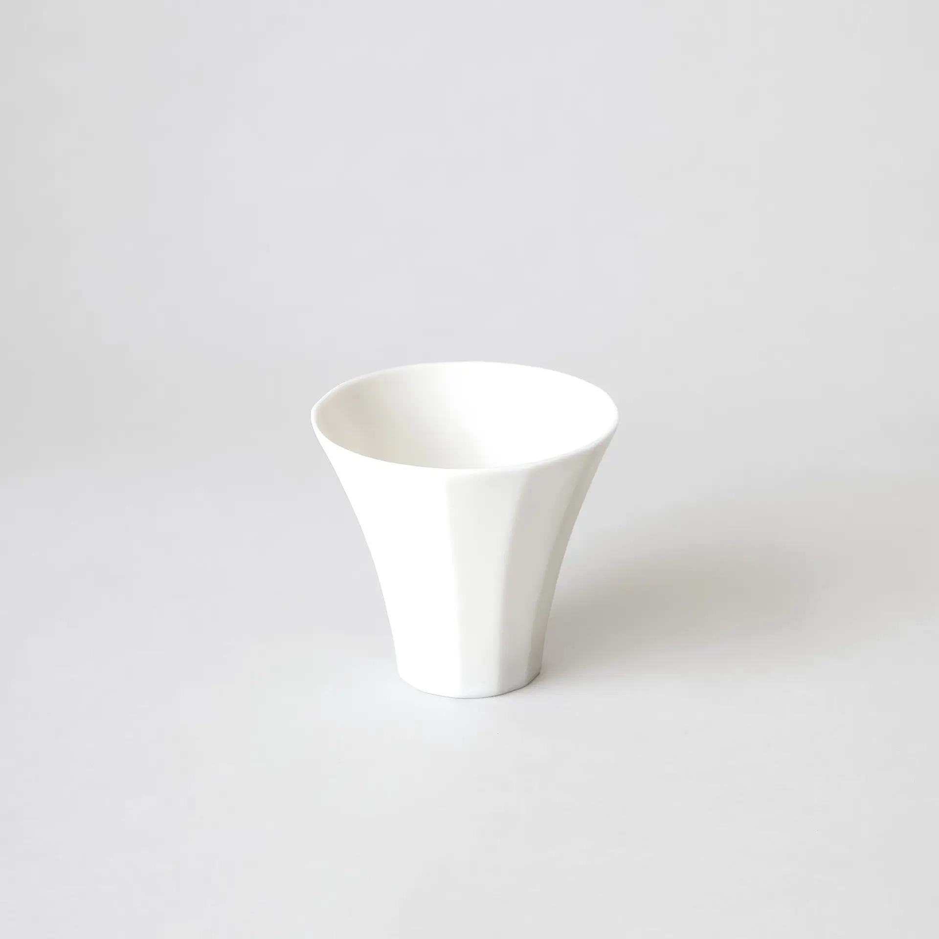 White porcelain Sake cup
